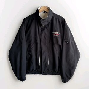 F-35 Lightning 2 Men’s Medium Black Zip Up Jacket Lockheed Jacket Winner Mate